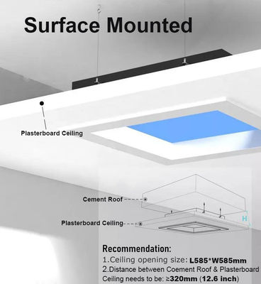 주문 다용도 애플리케이션용 75W 평판 야간 조명 CCT 2100K-7500K 온라인 제조