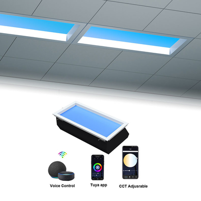 가짜 창문, 실제 햇빛: 스마트 LED 천장판 - 창문 없는 공간에 기분 좋은 빛