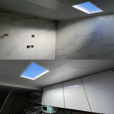 110V 220V 120x60 LED 가짜 채광창 천장 패널 모방 Tuya Alexa Control