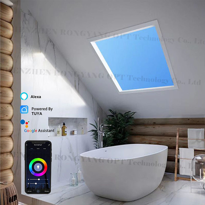 CCT 6500K 1200x300 인공 LED 채광창 DIY Tuya Alexa 음성 제어