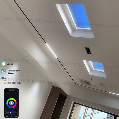 CCT 600x600 정연한 인공적인 하늘 빛, 천장 LED는 햇빛을 가장합니다