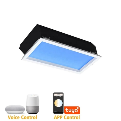 110V 220V 30x60cm 하늘 빛 패널, 방 LED를 위한 50W 7800K 채광창