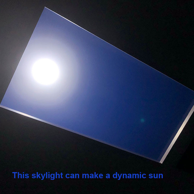 다중 장면 7800K LED 인공 햇빛 패널 가짜 창 원격 제어