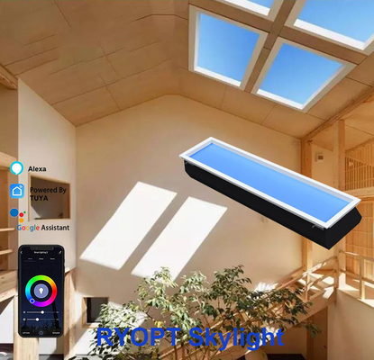 실내 110V 220V LED 천장 패널 조명 120X30 Tuya Alexa 제어