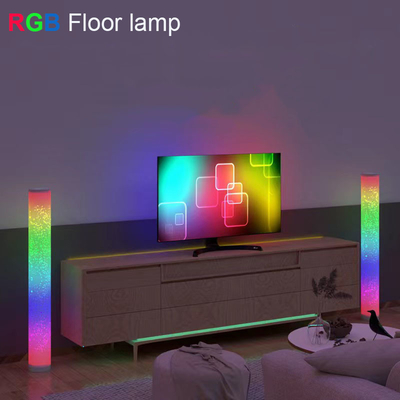 디밍이 가능한 스탠딩 RGB 코너 플로어 램프 앱 컨트롤 ‎44.5x14x14CM