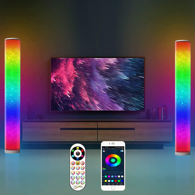 RGB 코너 플로어 램프 스마트 WiFi Alexa Tuya 컨트롤 변경 1600만 색상