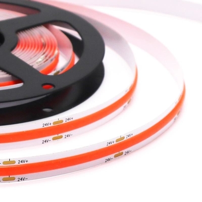 방수 CRI 90 RGB COB LED 스트립 3000K 630LED/M 실용