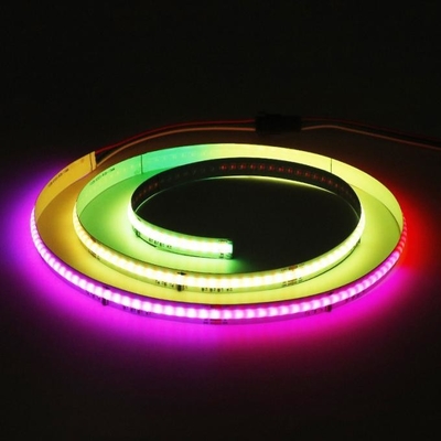 Cuttable DC 24V 12V RGB 옥수수 속 LED 스트립 길이 5M 10M CCT 2700K-6000K