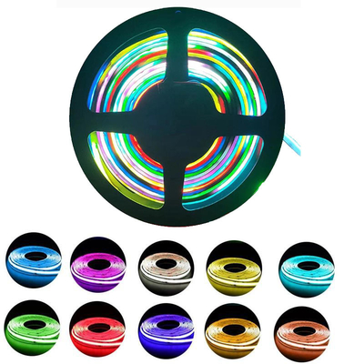 스마트 TV 백라이트 RGB COB LED 스트립 로프 라이트 12V 방수