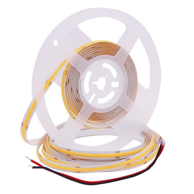 폭 8mm 10W COB LED 스트립 라이트 DC24V 1000lm/M 쿨 화이트 RA 90
