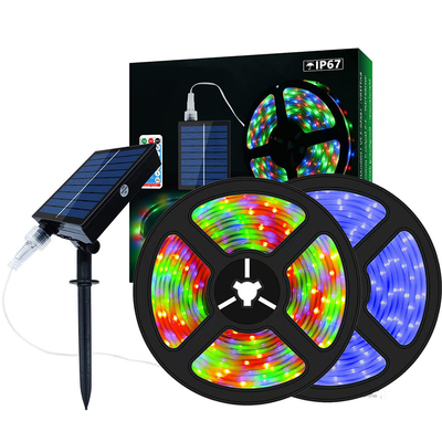 정원 RGB 비바람에 견디는 CCT 2700K-6500K 태양 전지 지구 빛