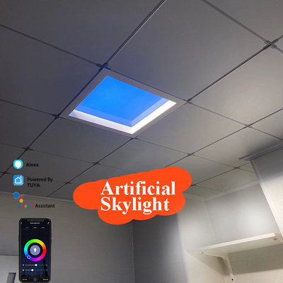 110V-240VAC 입력 전력 범위 Tuya WiFi BT 제어 및 천장 예비 높이 350mm와 함께 LED 천문 패널
