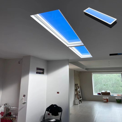 디밍 할 수 있는 CCT 변경 인공 천장 창문, 110V LED 천장 램프
