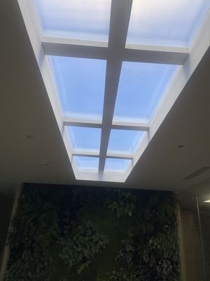 150W 전력 소비 LED 광원 및 매립형 설치 방식의 임베디드 인공 LED 채광창