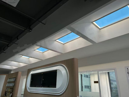 생체 리듬 조명 가짜 창문 패널 빛 색상 제공 2100-7500K 시각적 편안함과 실내 분위기를 향상시키기 위해 완벽