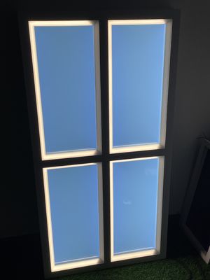 2100-7500K 색온도 레일리 산란 LED 조명 및 100-240V 전압의 가짜 창문 조명